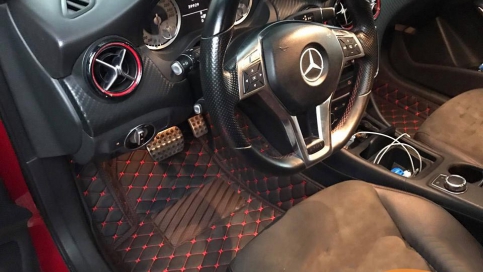 Thảm lót sàn ô tô 5D 6D Mercedes A-Class (A200/ A250/ A45 AMG) giá gốc tận xưởng, bảo hành trọn đời
